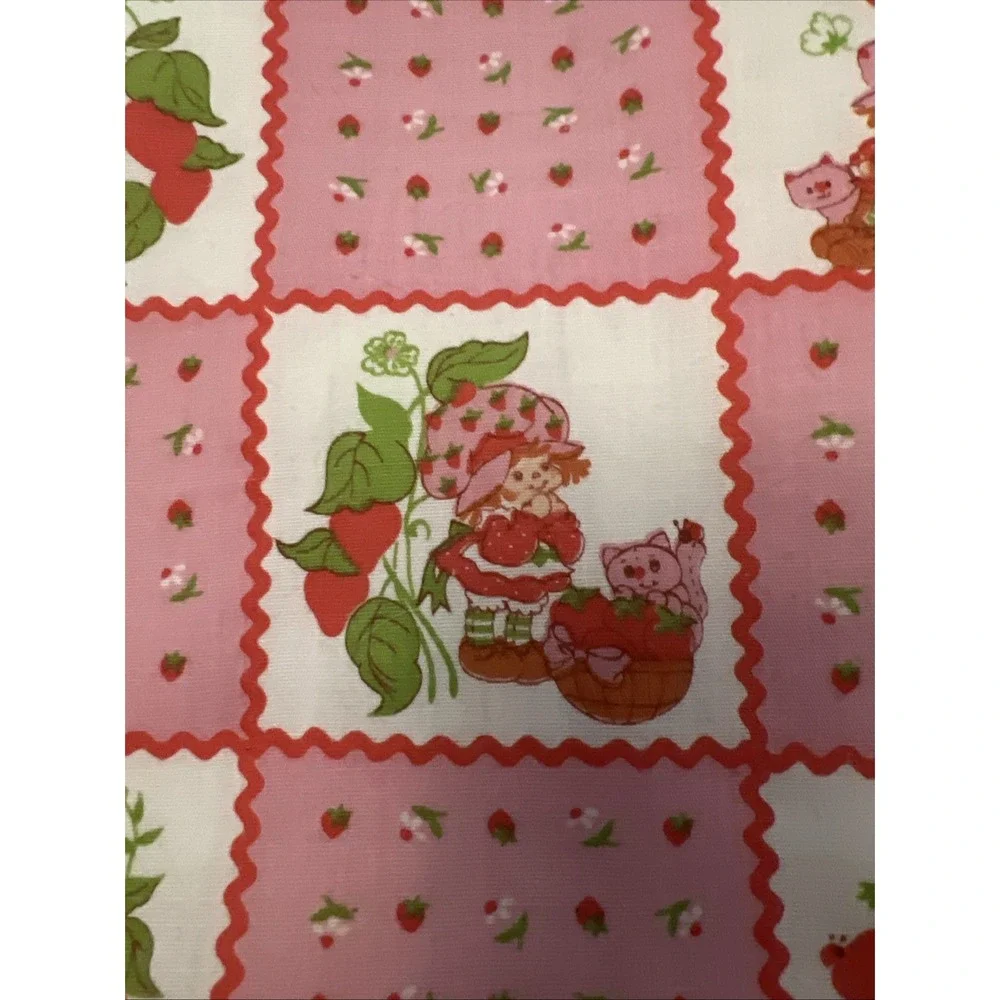 Vintage Strawberry Shortcake Comforter Throw Lap Quilt‎ Toddler 44